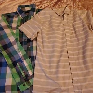 2 Basic Additions dress shirts size 14 -16